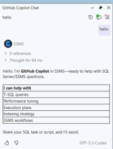Connecting GitHub Copilot in SSMS using GitHub Enterprise or Business ...